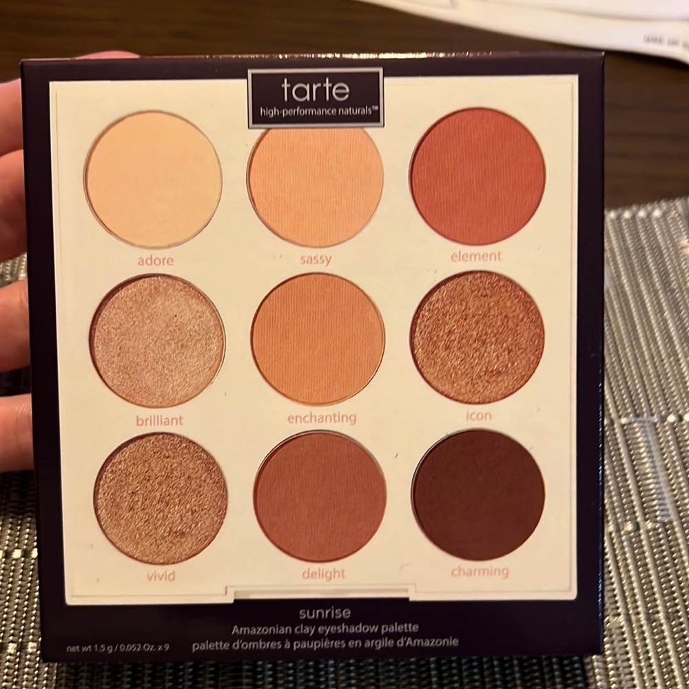 Tarte Sunrise Amazonian Clay Eyeshadow Palette NEW